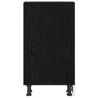 Keukenonderkast Zwart eiken 20 x 44,5 x 81,5 cm Bewerkt hout 6