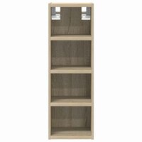 Bovenkast 20x29,5x60 cm bewerkt hout sonoma eikenkleurig 4
