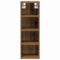 Bovenkast Riga 20x29,5x60 cm bewerkt hout oud houtkleurig 4