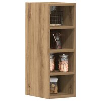 Bovenkast Riga 20x29,5x60 cm bewerkt hout artisanaal eikenkleur 3