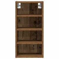 Bovenkast Riga 30x29,5x60 cm bewerkt hout oud houtkleurig 4
