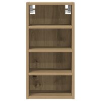 Bovenkast Riga 30x29,5x60 cm bewerkt hout artisanaal eikenkleur 4