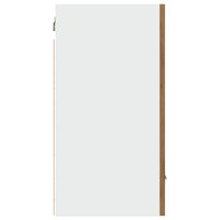 Bovenkast Lyon 30x31x60 cm bewerkt hout artisanaal eikenkleur 6