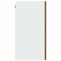 Bovenkast Lyon 50x31x60 cm bewerkt hout oud houtkleurig 6