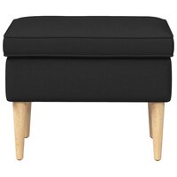 Voetenbank Zwart 55 x 35 x 41 cm 3