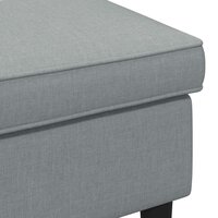 Voetenbank Lichtgrijs 55 x 35 x 41 cm Stof 5