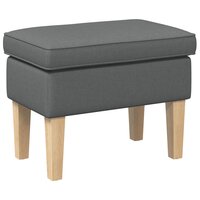 Voetenbank Donkergrijs 55 x 35 x 41 cm Stof 2