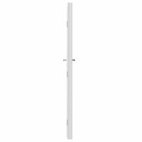 Zij-ingangsdeur 98 x 198 cm PVC Antraciet 8