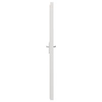 Zij-ingangsdeur 88 x 198 cm PVC Wit 8