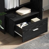 ladekast 55 x 45 x 31 cm Zwart Eiken 4