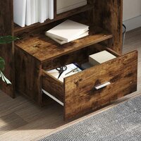 ladekast 55 x 45 x 31 cm Gerookt eiken 4