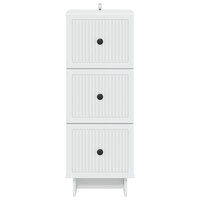 ladekast Wit 33 x 34,5 x 90 cm Bewerkt hout 6