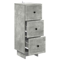 ladekast Betongrijs 33 x 34,5 x 90 cm Bewerkt hout 5
