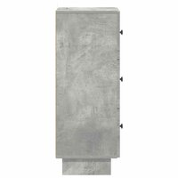 ladekast Betongrijs 33 x 34,5 x 90 cm Bewerkt hout 7