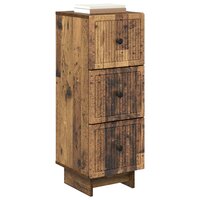 ladekast Oud hout 33 x 34,5 x 90 cm Bewerkt hout 3