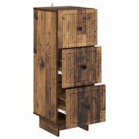 ladekast Oud hout 33 x 34,5 x 90 cm Bewerkt hout 5
