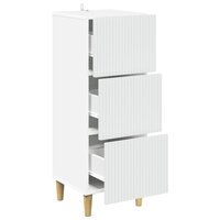 ladekast Wit 33 x 34,5 x 90 cm Bewerkt hout 5