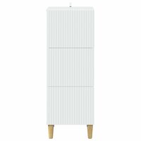 ladekast Wit 33 x 34,5 x 90 cm Bewerkt hout 6