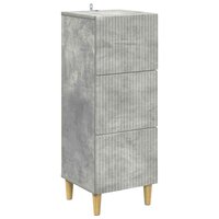 ladekast Betongrijs 33 x 34,5 x 90 cm Bewerkt hout 2