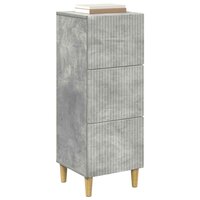 ladekast Betongrijs 33 x 34,5 x 90 cm Bewerkt hout 3