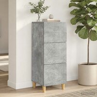 ladekast Betongrijs 33 x 34,5 x 90 cm Bewerkt hout 4