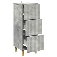 ladekast Betongrijs 33 x 34,5 x 90 cm Bewerkt hout 5