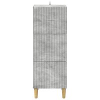 ladekast Betongrijs 33 x 34,5 x 90 cm Bewerkt hout 6