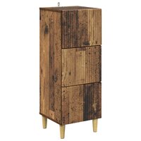 ladekast Oud hout 33 x 34,5 x 90 cm Bewerkt hout 2