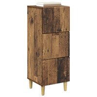 ladekast Oud hout 33 x 34,5 x 90 cm Bewerkt hout 3
