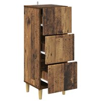 ladekast Oud hout 33 x 34,5 x 90 cm Bewerkt hout 5