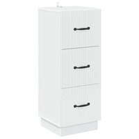 ladekast Wit 33 x 34,5 x 87 cm Bewerkt hout 2