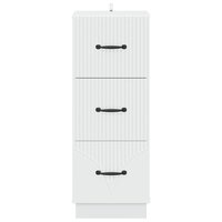 ladekast Wit 33 x 34,5 x 87 cm Bewerkt hout 6