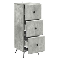 ladekast Betongrijs 33 x 34,5 x 90 cm Bewerkt hout 5