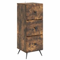ladekast Gerookt eiken 33 x 34,5 x 90 cm Bewerkt hout 2