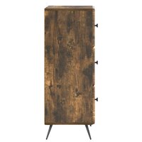 ladekast Gerookt eiken 33 x 34,5 x 90 cm Bewerkt hout 7