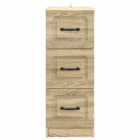 ladekast Sonoma Eiken 33 x 34,5 x 87 cm Bewerkt hout 6