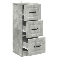 ladekast Betongrijs 33 x 34,5 x 87 cm Bewerkt hout 5