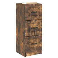 ladekast Gerookt eiken 33 x 34,5 x 87 cm Bewerkt hout 3