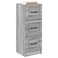 ladekast Grijs sonoma 33 x 34,5 x 87 cm Bewerkt hout 3