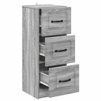ladekast Grijs sonoma 33 x 34,5 x 87 cm Bewerkt hout 5