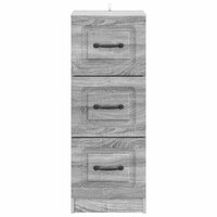 ladekast Grijs sonoma 33 x 34,5 x 87 cm Bewerkt hout 6