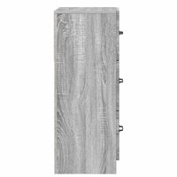 ladekast Grijs sonoma 33 x 34,5 x 87 cm Bewerkt hout 7