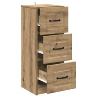 ladekast 33 x 34,5 x 87 cm Bewerkt hout Artisanaal eiken 5