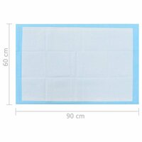 Huisdierentrainingsdoekjes 100 st 90x60 cm nonwoven stof 9