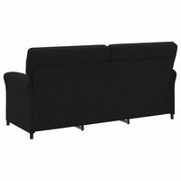 3-Zitsbank Zwart 198 x 83 x 95 cm Stof 5