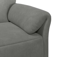 3-Zitsbank Donkergrijs 198 x 83 x 95 cm Fluweel 6