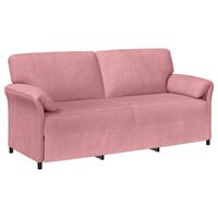 3-Zitsbank Roze 198 x 83 x 95 cm Fluweel 2