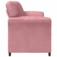 3-Zitsbank Roze 198 x 83 x 95 cm Fluweel 4