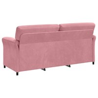3-Zitsbank Roze 198 x 83 x 95 cm Fluweel 5