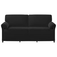 3-Zitsbank Zwart 198 x 83 x 95 cm Fluweel 3